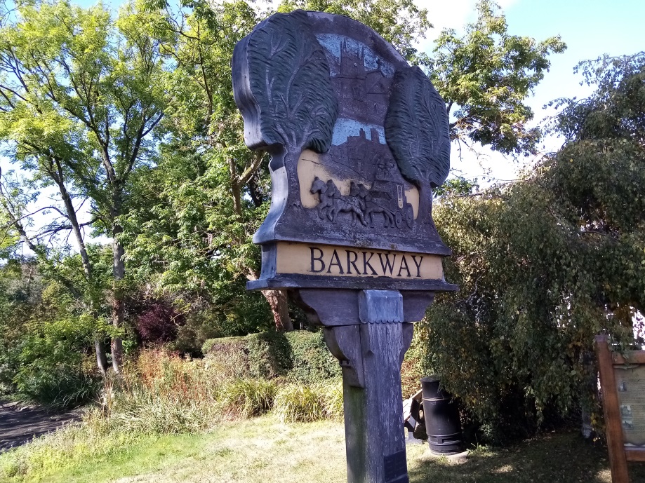 Barkway sign